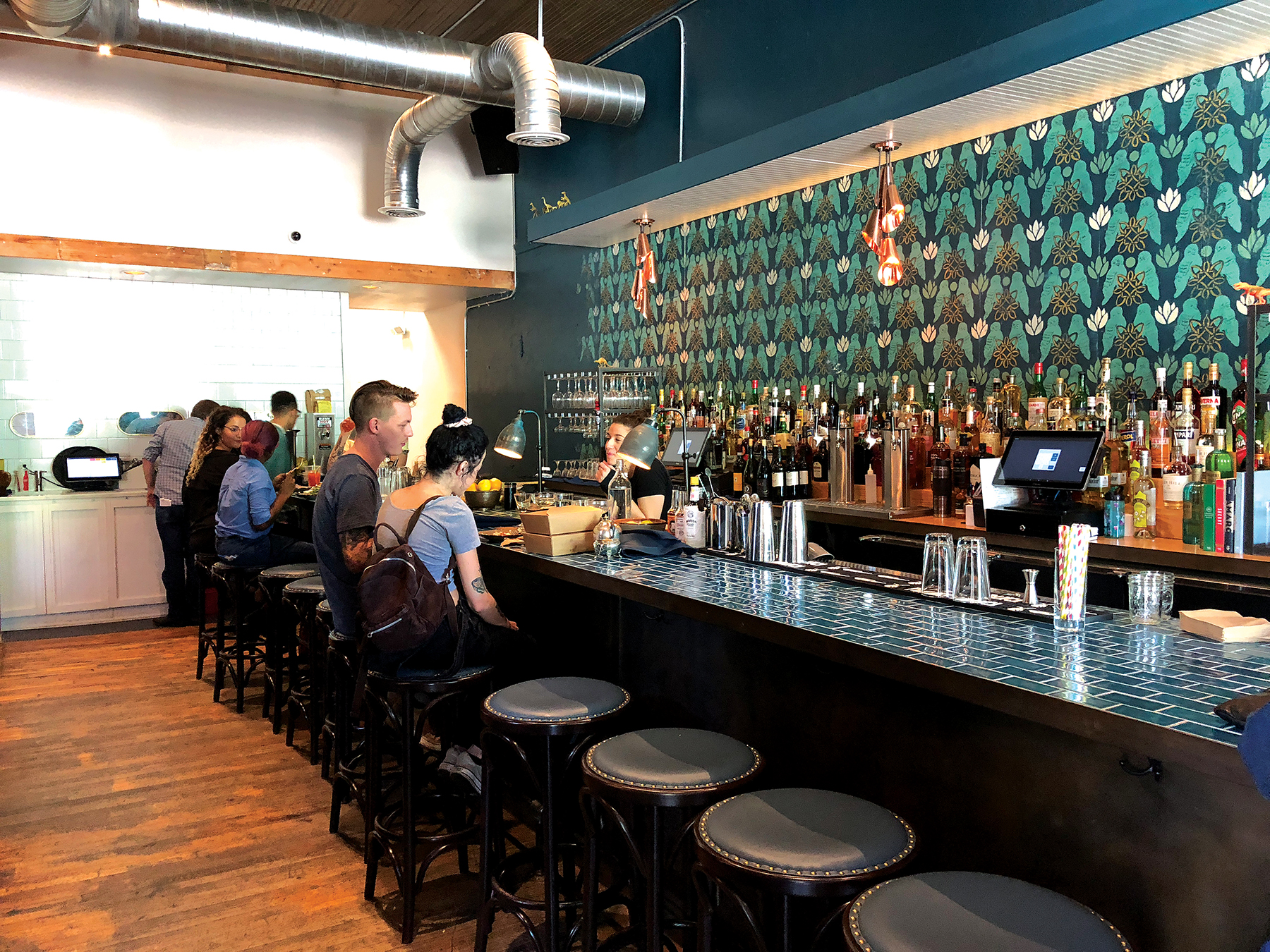 Bar Behind Curtain Web