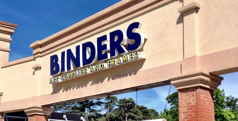Binders Art Store Front